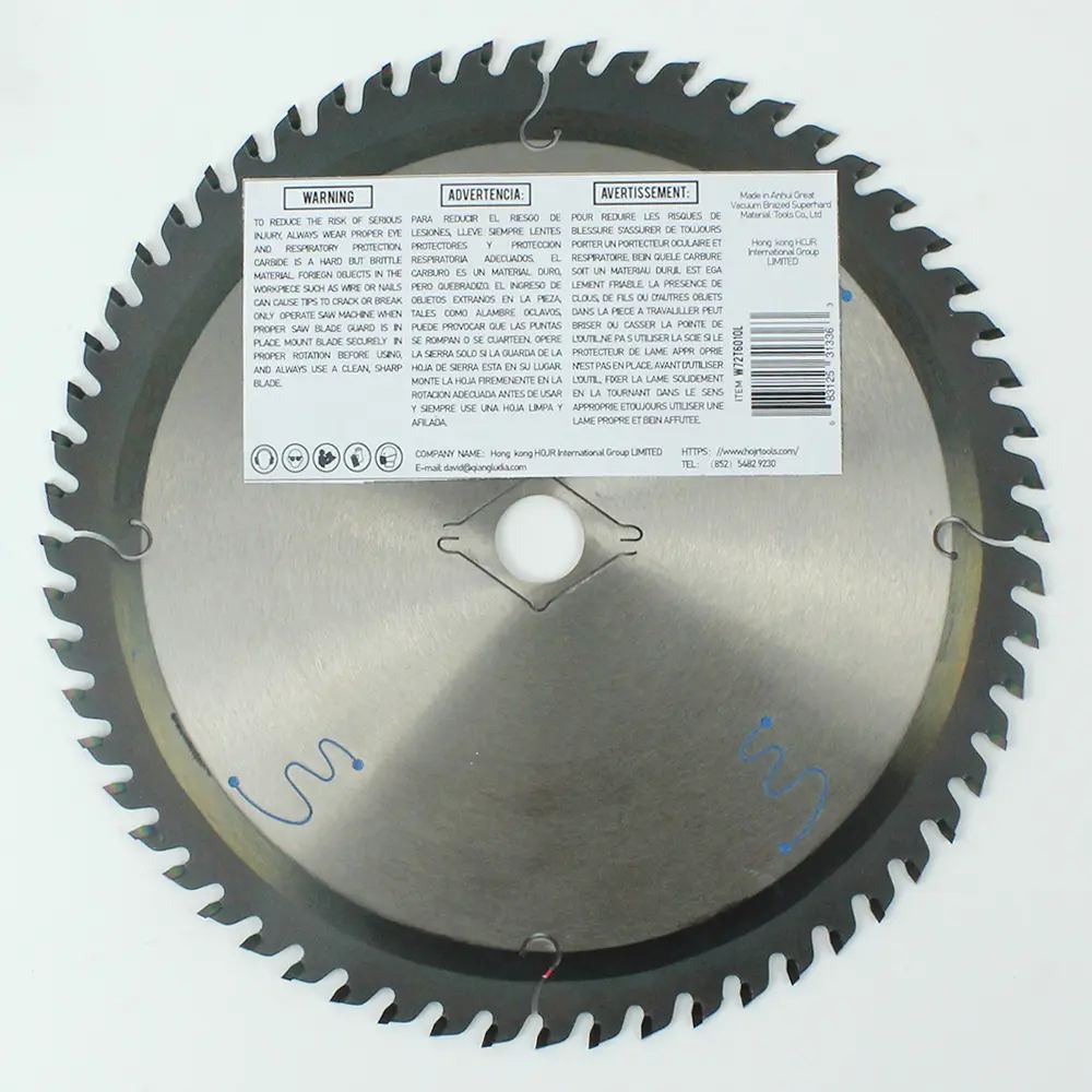 Wood Cutting Circular Saw Blade(With TA coating) 7-1/4” 60T General Purpose / Framing Saw Blade Item: W72T6010L-product