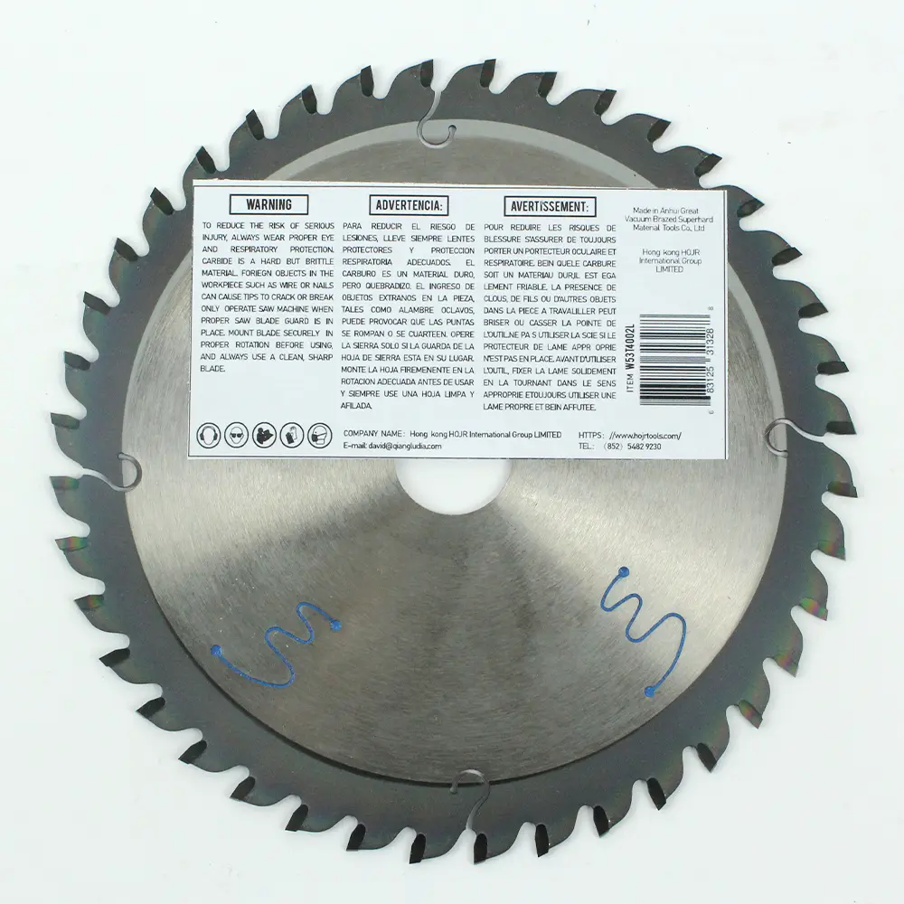 Wood Cutting Circular Saw Blade(With TA coating) 5-3/8” 40T General Purpose / Framing Saw Blade Item: W53T4002L-product